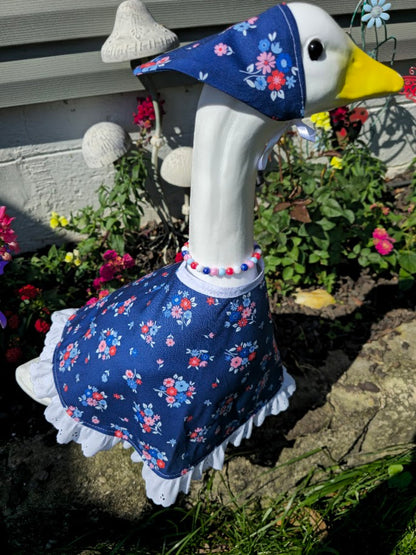 Summer Blooms Porch Goose Outfit
