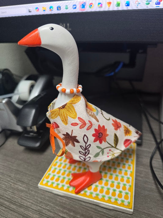 Sunflower Forest Desk Goose Outfit