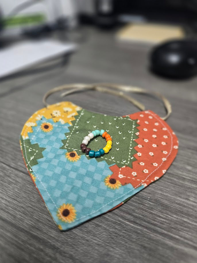 Autumn Patchwork Desk Goose Outfit