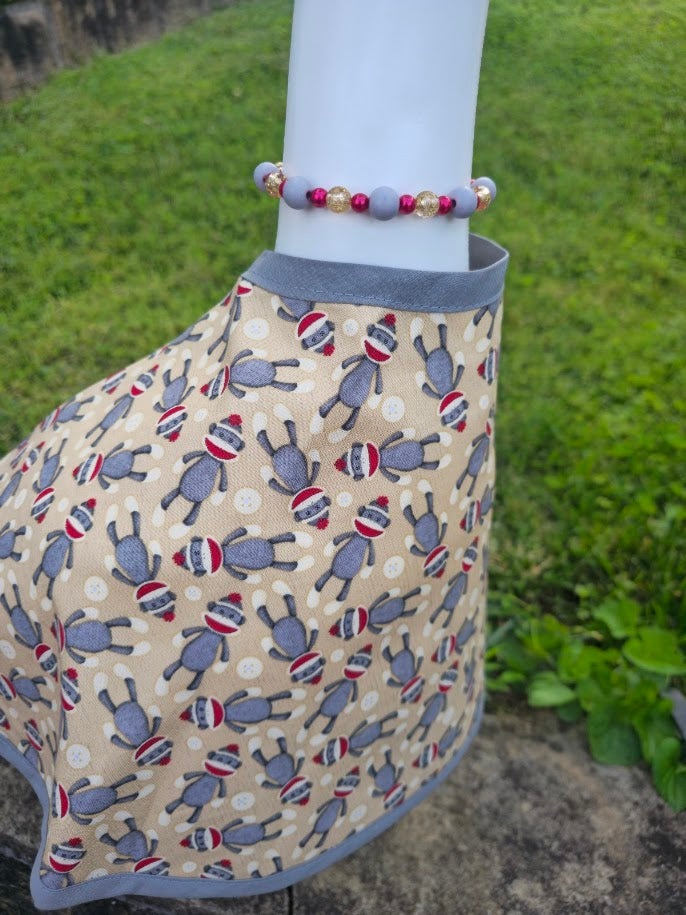 Sock Monkey Porch Goose Outfit