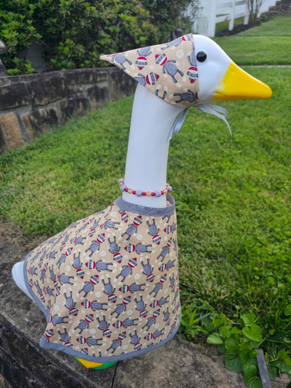 Sock Monkey Porch Goose Outfit