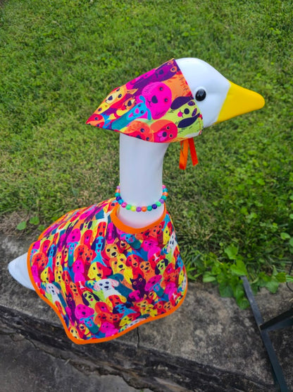 Colorful Dogs Porch Goose Outfit