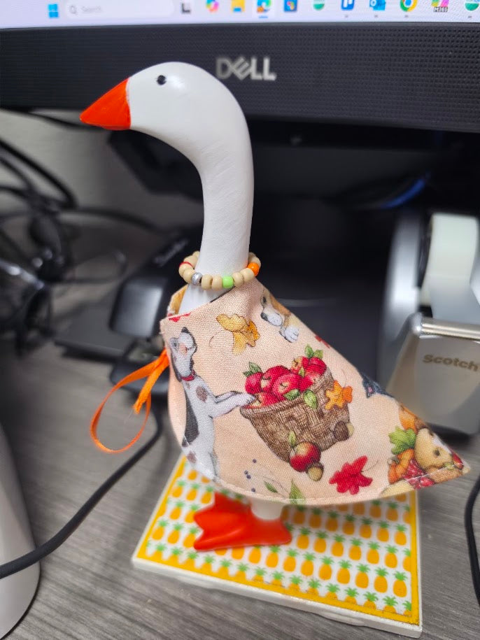 Pumpkin Patch Pets Desk Goose Outfit
