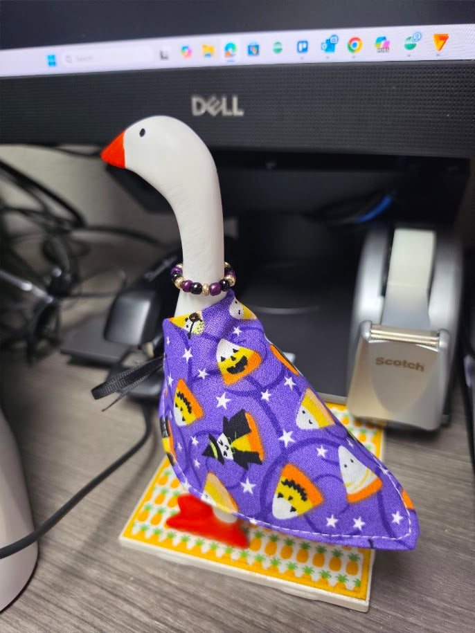 Spooky Sweet Desk Goose Outfit