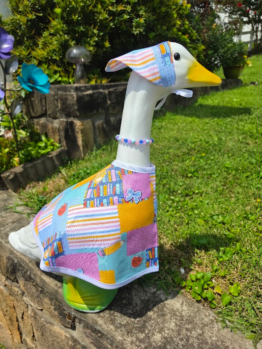 Bookworm Buddy Porch Goose Outfit
