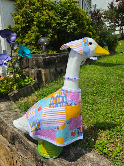 Bookworm Buddy Porch Goose Outfit
