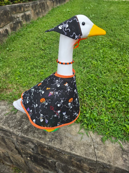 Dancing Skeletons Porch Goose Outfit