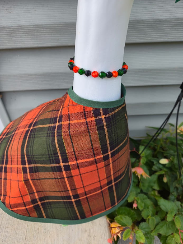 Autumn Plaid Porch Goose Outfit
