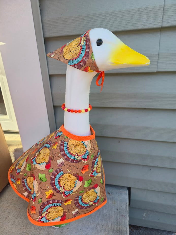 Thanksgiving Turkey Porch Goose Outfit