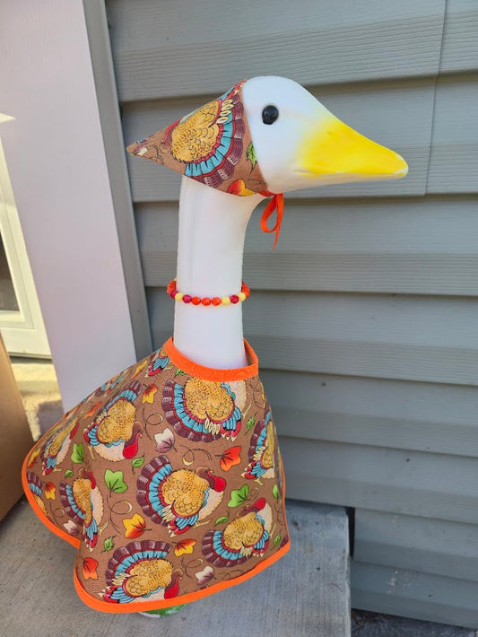 Thanksgiving Turkey Porch Goose Outfit