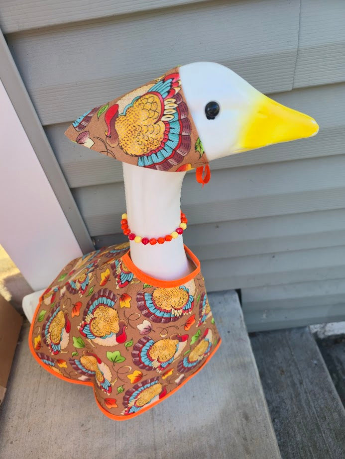 Thanksgiving Turkey Porch Goose Outfit