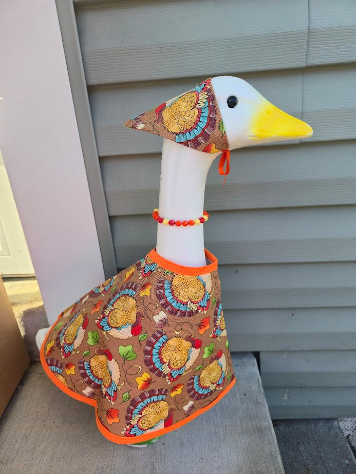 Thanksgiving Turkey Porch Goose Outfit