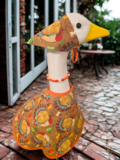 Thanksgiving Turkey Porch Goose Outfit