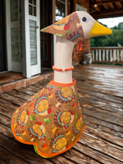 Thanksgiving Turkey Porch Goose Outfit